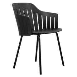 Cane-Line Choice Gartenstuhl Stahl/Polypropylen Black