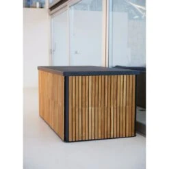 Cane-Line Combine Gartenbox Groß Teak/Aluminium Natur/Lava Grey -Garten Paradies Verkauf cane line combine kissentruhe gross teak aluminium 1463465 5