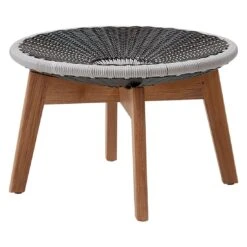 Cane-Line Peacock Hocker Teak/Geflecht Grey/Light Grey/Grey -Garten Paradies Verkauf cane line peacock hocker teak geflecht 1480185 3