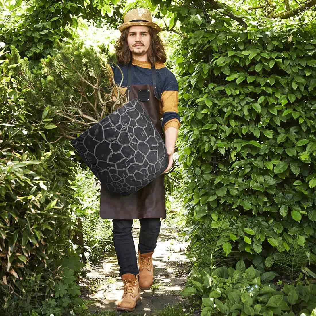 Capi Clay Pflanztopf 43x41 Cm Kunststoff Anthrazit 2 Capi Clay Pflanztopf 43x41 Cm Kunststoff Anthrazit – Bild 2