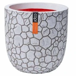 Capi Clay Pflanztopf 43x41 Cm Kunststoff Elfenbein