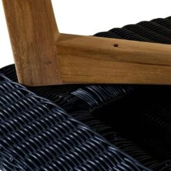 OUTLIV. Clovelly Loungesessel Inkl. Hocker Teak/Polyrattan Natur/Schwarz -Garten Paradies Verkauf clovelly loungesessel inkl hocker teak recycelt polyrattan 1392229 7