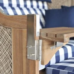 DeVries Greenline 175XL Strandkorb Akazie/Geflecht Des.743 Antique Weiß -Garten Paradies Verkauf devries greenline 175xl strandkorb akazie geflecht des 743 antique weiss 1246039 5