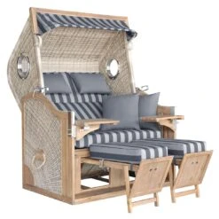 DeVries Pure Greenline 175XL Strandkorb Geflecht/Akazie Ice Flower 10 DeVries Pure Greenline 175XL Strandkorb Geflecht/Akazie Ice Flower -Garten Paradies Verkauf devries pure greenline 175xl strandkorb geflecht akazie 1352728 2