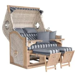 DeVries Pure Greenline 175XL Strandkorb Geflecht/Akazie Ice Flower 11 DeVries Pure Greenline 175XL Strandkorb Geflecht/Akazie Ice Flower -Garten Paradies Verkauf devries pure greenline 175xl strandkorb geflecht akazie 1352728 3