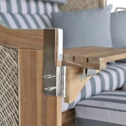 DeVries Pure Greenline 175XL Strandkorb Geflecht/Akazie Ice Flower 14 DeVries Pure Greenline 175XL Strandkorb Geflecht/Akazie Ice Flower -Garten Paradies Verkauf devries pure greenline 175xl strandkorb geflecht akazie 1352728 6