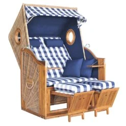 DeVries Trend 45 Strandkorb Akazie/Geflecht Des.743 Walnuss -Garten Paradies Verkauf devries trend 45 strandkorb akazie geflecht des 743 walnuss 1245984 2