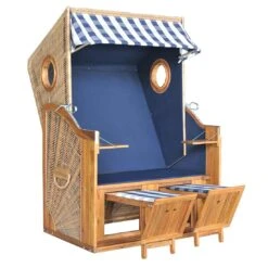 DeVries Trend 45 Strandkorb Akazie/Geflecht Des.743 Walnuss -Garten Paradies Verkauf devries trend 45 strandkorb akazie geflecht des 743 walnuss 1245984 5