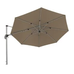 Doppler Active Ampelschirm Ø370cm Greige -Garten Paradies Verkauf doppler active ampelschirm o370cm alu graphit 846 greige 1247194 3