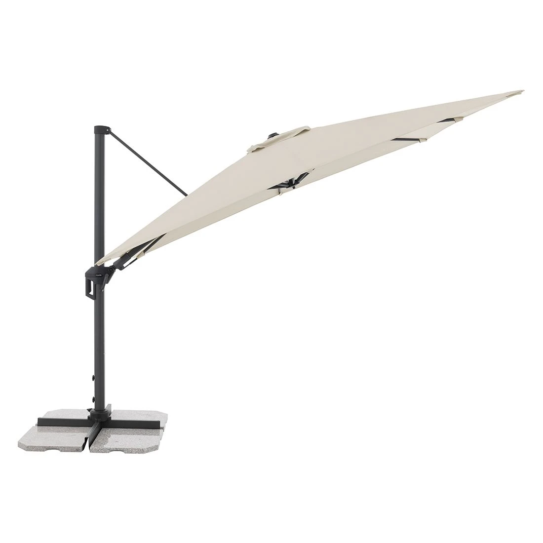 Doppler Active Green Edition Ampelschirm 310x210cm Natur 4 Doppler Active Green Edition Ampelschirm 310x210cm Natur – Bild 4