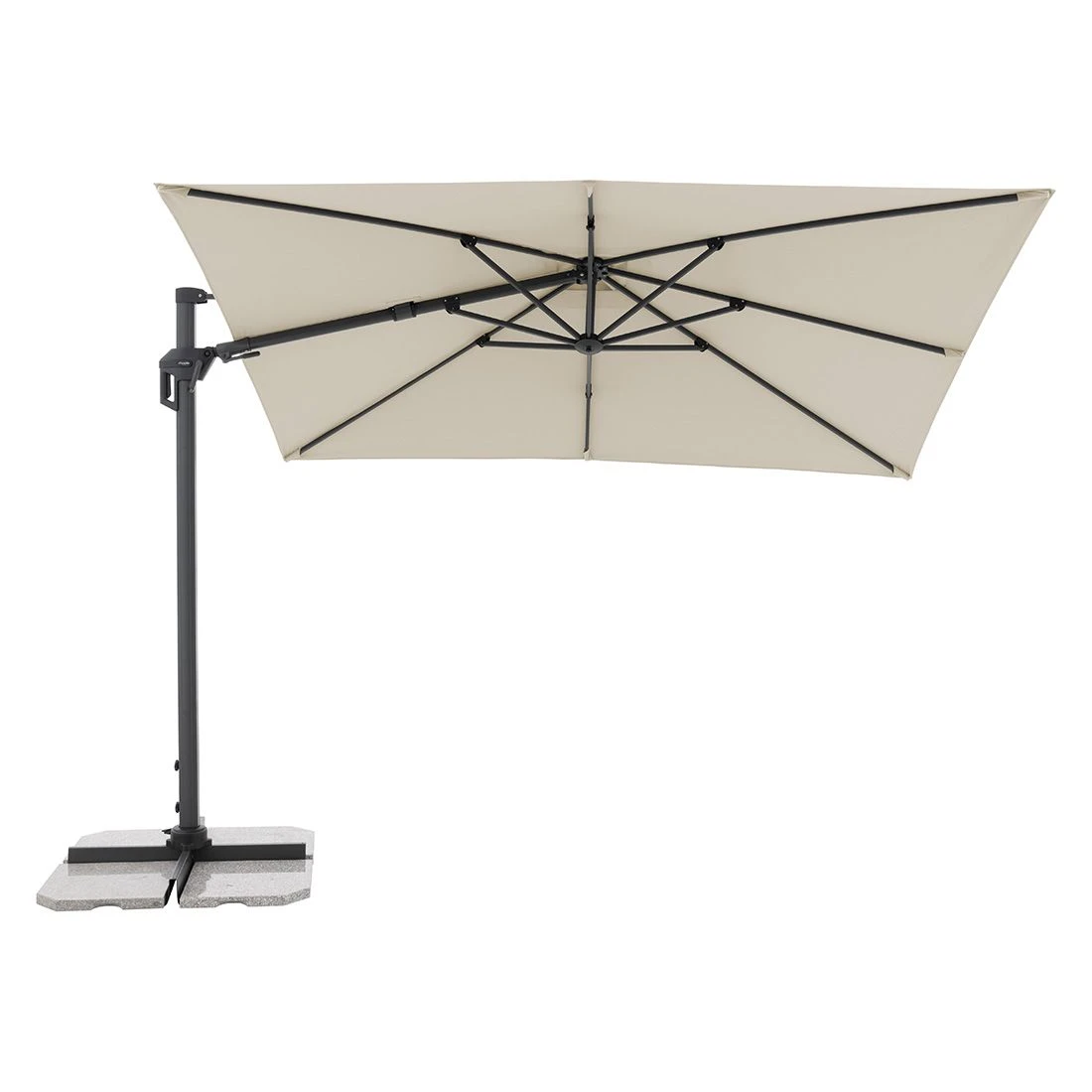 Doppler Active Green Edition Ampelschirm 310x210cm Natur 5 Doppler Active Green Edition Ampelschirm 310x210cm Natur – Bild 5