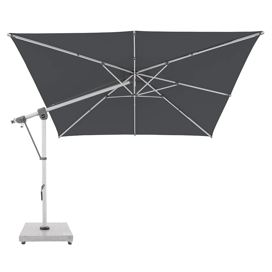Doppler Ampelschirm Expert 300x300cm Anthrazit 2 Doppler Ampelschirm Expert 300x300cm Anthrazit – Bild 2