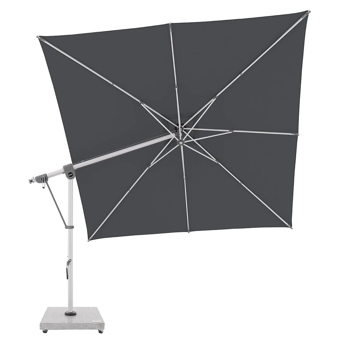 Doppler Ampelschirm Expert 300x300cm Anthrazit 3 Doppler Ampelschirm Expert 300x300cm Anthrazit – Bild 3