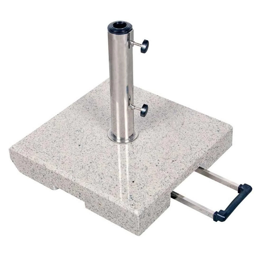 Doppler Active Granitsockel 40 Kg - Trolley Mit Griff Hellgrau 1 Doppler Active Granitsockel 40 Kg - Trolley Mit Griff Hellgrau