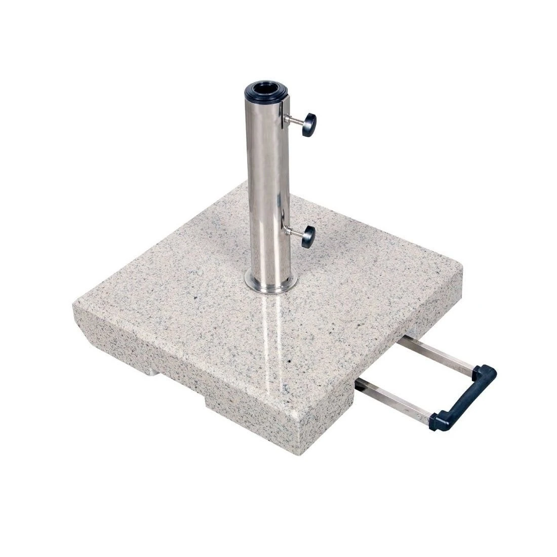 Doppler Active Granitsockel 70 Kg - Trolley Mit Griff Hellgrau 1 Doppler Active Granitsockel 70 Kg - Trolley Mit Griff Hellgrau