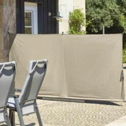 Siena Garden Ben Sichtschutz 150x280cm Stahl/Polyester Matt Anthrazit/Taupe -Garten Paradies Verkauf fiam ben sichtschutz 150x280cm stahl polyeser 1363871 10