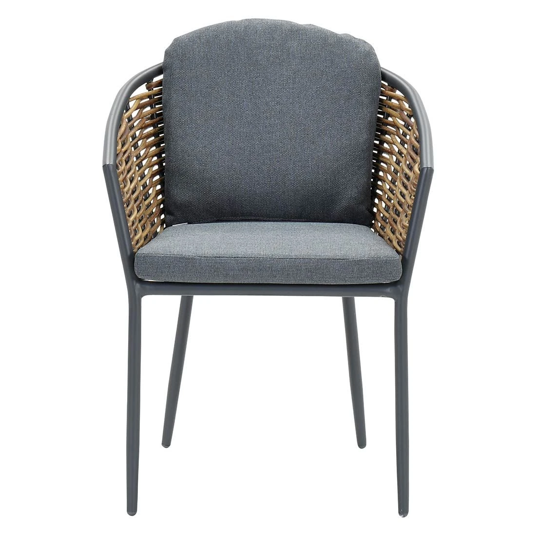 Garden Impressions Bali Gartensessel Aluminium/Rattan Carbon Black/Mystic Grey 2 Garden Impressions Bali Gartensessel Aluminium/Rattan Carbon Black/Mystic Grey – Bild 2