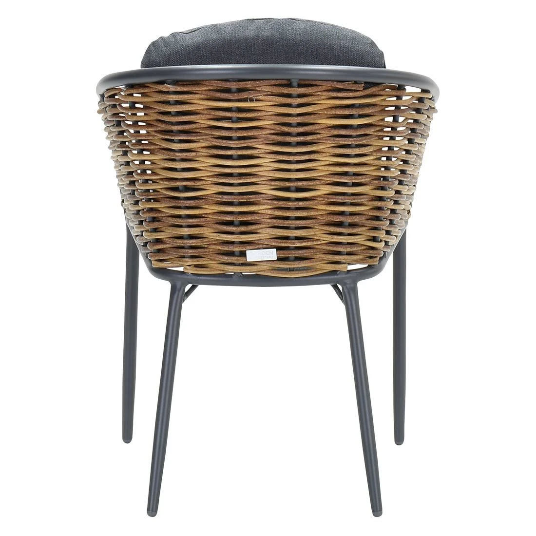 Garden Impressions Bali Gartensessel Aluminium/Rattan Carbon Black/Mystic Grey 4 Garden Impressions Bali Gartensessel Aluminium/Rattan Carbon Black/Mystic Grey – Bild 4