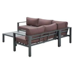 Garden Impressions Bianca Ecklounge Aluminium/Polyester Carbon Black/Copper -Garten Paradies Verkauf garden impressions bianca loungeecke aluminium polster 1350000 4