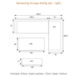 Garden Impressions Semarang Dininglounge Aluminium/Rope Carbon Black/Mystic Grey -Garten Paradies Verkauf garden impressions semarang dininglounge aluminium rope 1352970 6