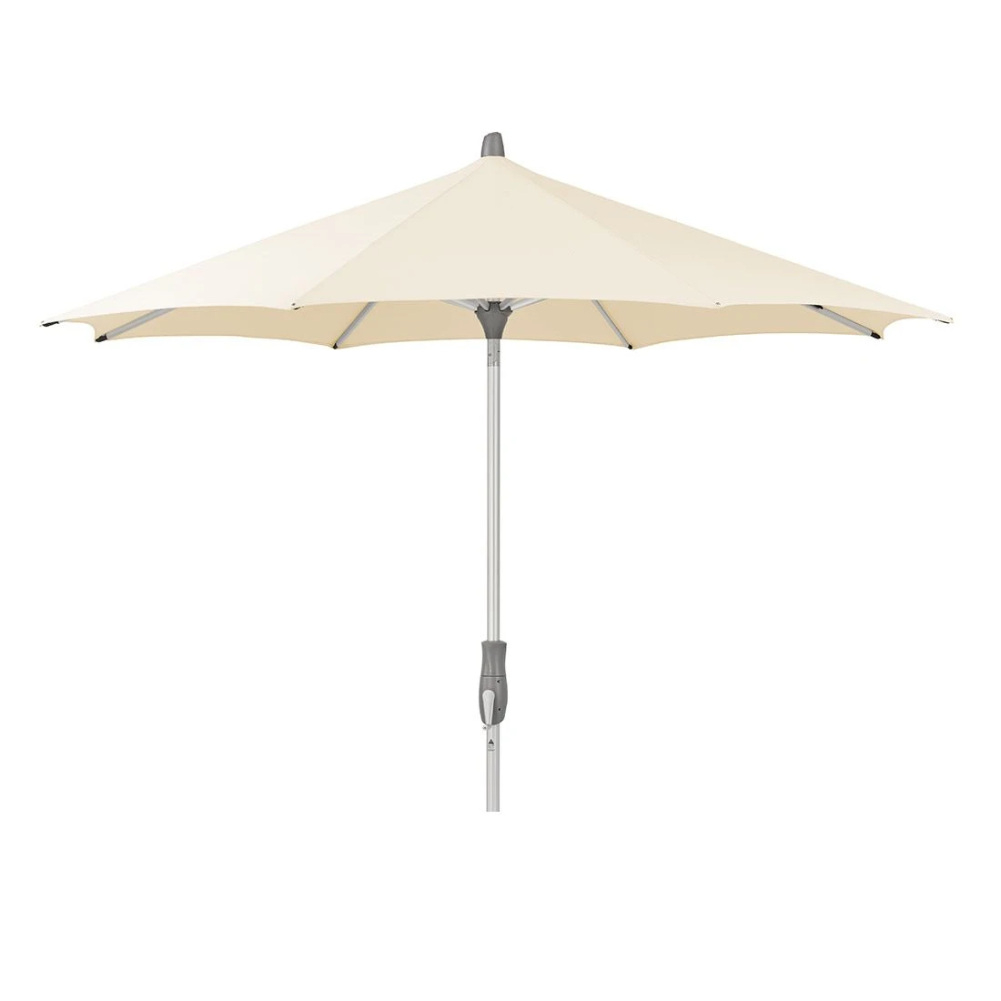 Glatz Alu Twist Mittelstockschirm Ø270cm Eggshell 2 Glatz Alu Twist Mittelstockschirm Ø270cm Eggshell – Bild 2