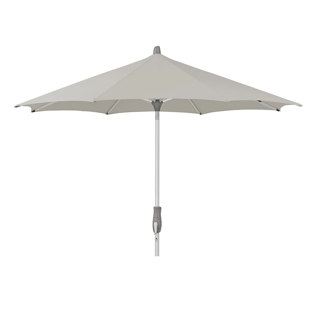 Glatz Alu Twist Mittelstockschirm Ø330cm Ash 2 Glatz Alu Twist Mittelstockschirm Ø330cm Ash – Bild 2