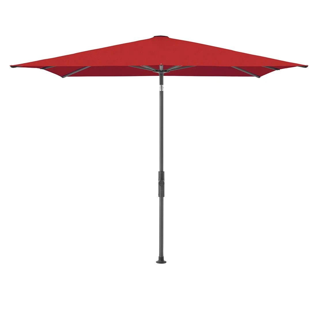 Glatz Twist Mittelstockschirm 240x240cm Carmine 2 Glatz Twist Mittelstockschirm 240x240cm Carmine – Bild 2