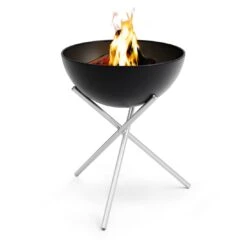 Höfats BOWL 70 Feuerschale Mit Dreibein Edelstahl/Stahl Silber/Schwarz -Garten Paradies Verkauf hoefats bowl 70 feuerschale mit dreibein edelstahl stahl 1464466 3