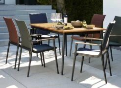 Interliving 7001 Hochlehner Aluminium/Textilene Anthrazit/Grau -Garten Paradies Verkauf interliving branca hochlehner aluminium textilene 1447889 5