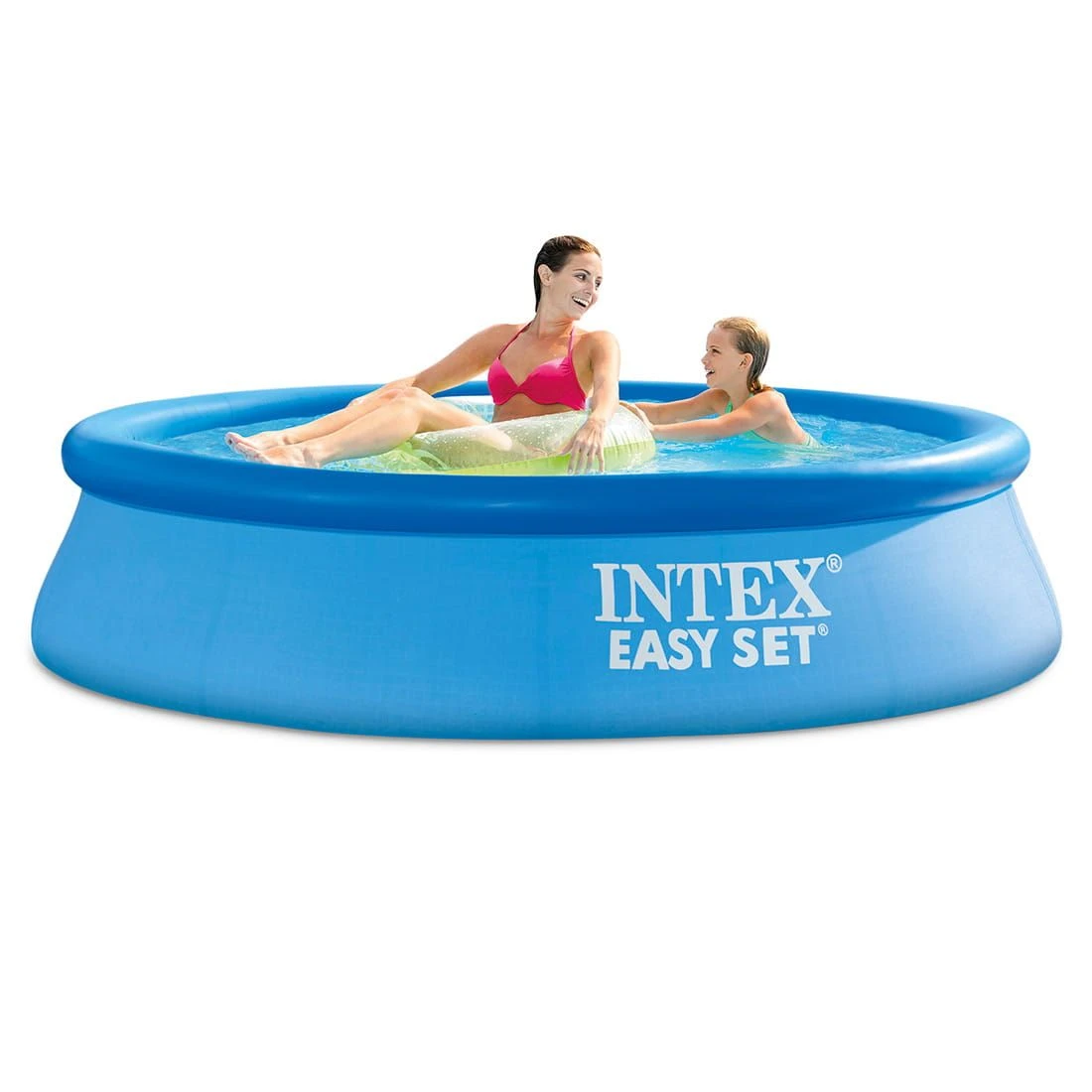 Intex EasySet Pool Set Ø244 Cm Inkl. Filterpumpe Blau 2 Intex EasySet Pool Set Ø244 Cm Inkl. Filterpumpe Blau – Bild 2