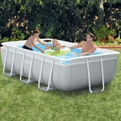 Intex PrismFrame Pool-Set 300x175x80 Cm Grau -Garten Paradies Verkauf intex prismframe pool set 300x175x80 cm 1186804 2
