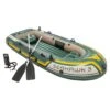 Intex Seahawk 3 Schlauchboot Set Inkl. Paddel + Pumpe Grün/Gelb/Grau