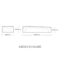 Kettler Gartenliege Schutzhülle Polyester Grau-Silber -Garten Paradies Verkauf kettler abdeckhaube fur sonnenliege polyester grau silber 1270943 4