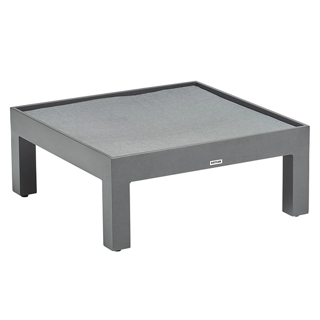 Kettler Comfort Hocker Aluminium/Agora Anthrazit Matt/Graphite 3 Kettler Comfort Hocker Aluminium/Agora Anthrazit Matt/Graphite – Bild 3