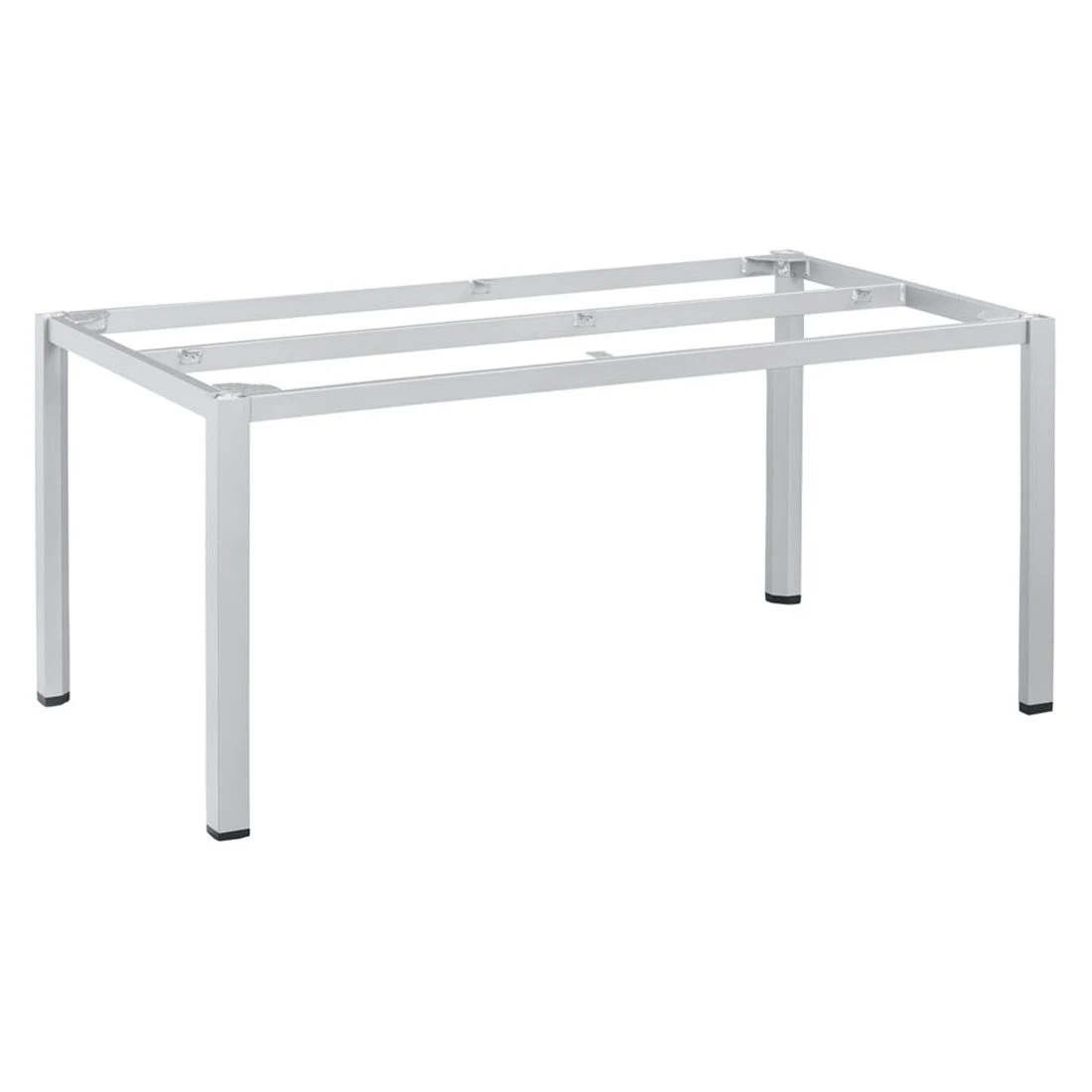 Kettler Cubic Gartentisch 180x95cm Aluminium/HPL Silber/Kalksandstein 3 Kettler Cubic Gartentisch 180x95cm Aluminium/HPL Silber/Kalksandstein – Bild 3