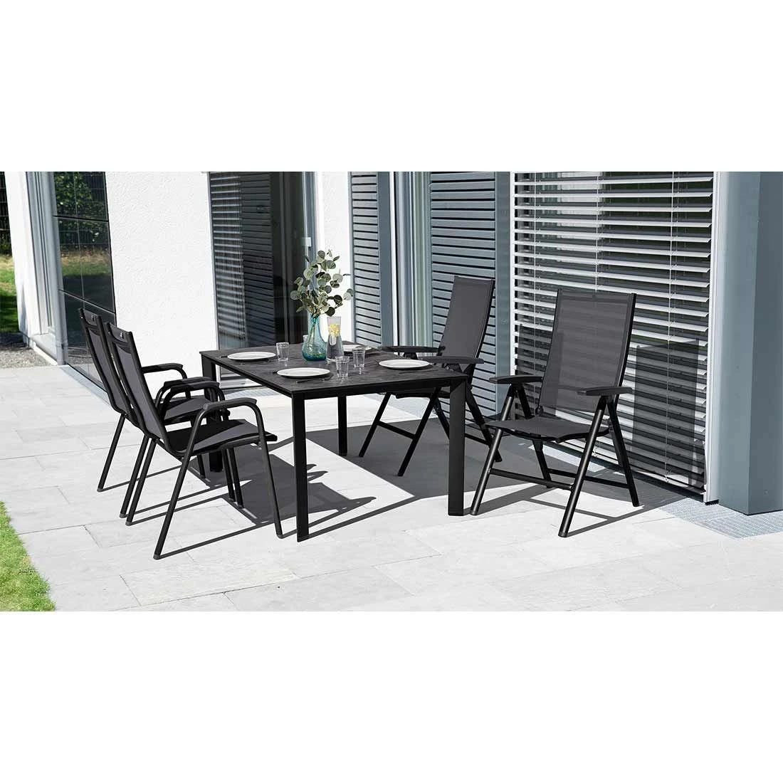 Kettler Edge Gartentisch-Gestell 180x95x72 Cm Aluminium Anthrazit 2 Kettler Edge Gartentisch-Gestell 180x95x72 Cm Aluminium Anthrazit – Bild 2