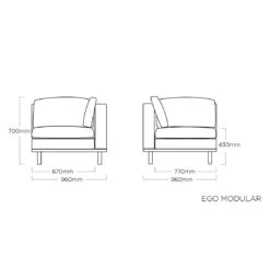 Kettler Ego Modular Eck-/Endmodul Aluminium/Sunbrella Anthrazit/Sooty -Garten Paradies Verkauf kettler ego modular eckmodul aluminium sunbrellar 1438165 7