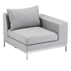 Kettler Ego Modular Ecklounge 7tlg. Sunbrella Silber/Hellgrau Meliert -Garten Paradies Verkauf kettler ego modular loungeecke 7tlg aluminium sunbrella 2