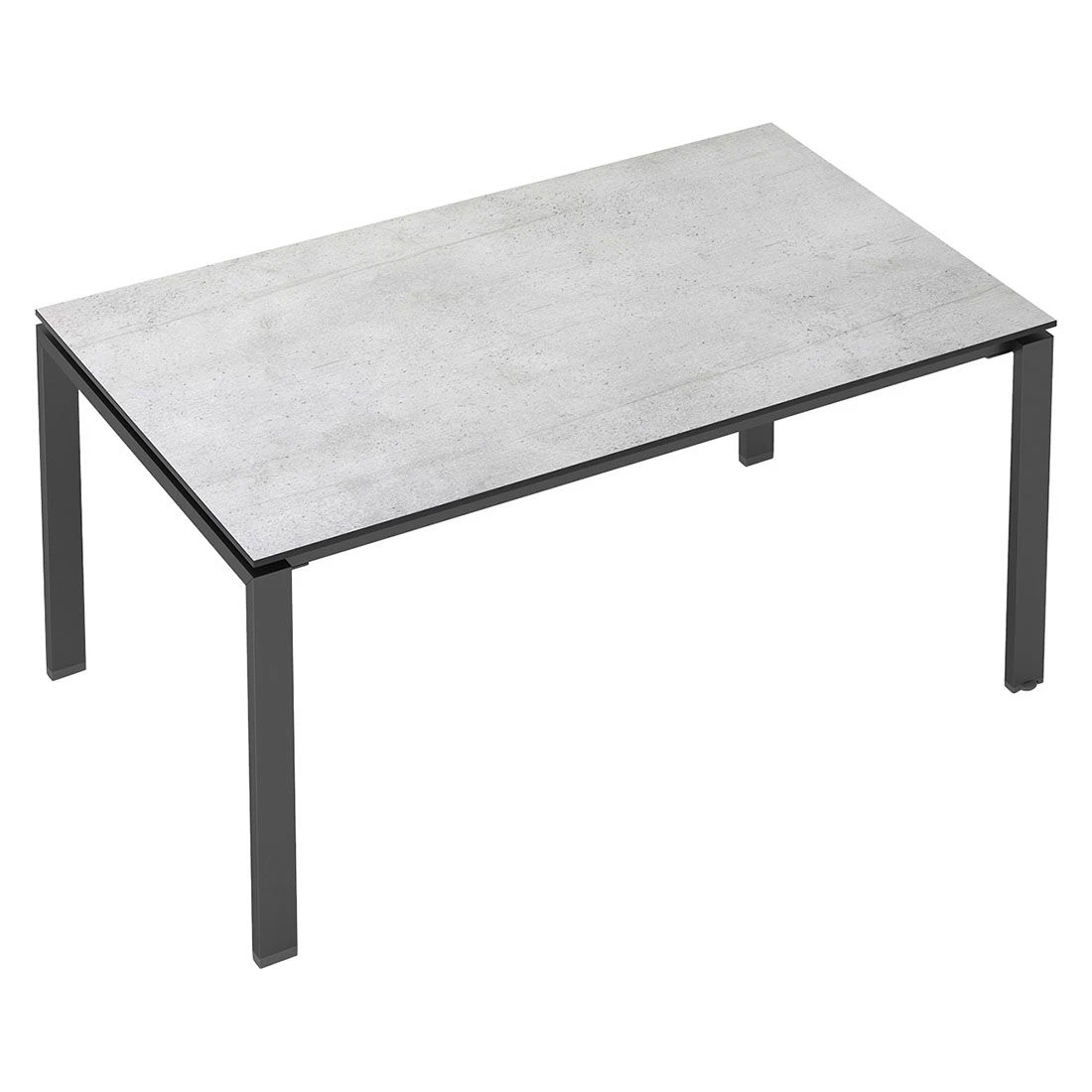 Kettler Float Gartentisch 180x95cm Aluminium/HPL Anthrazit/Grau 2 Kettler Float Gartentisch 180x95cm Aluminium/HPL Anthrazit/Grau – Bild 2