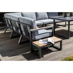 Kettler Ocean Skid Beistelltisch Aluminium/Teak Anthrazit/Teak 11 Kettler Ocean Skid Beistelltisch Aluminium/Teak Anthrazit/Teak -Garten Paradies Verkauf kettler ocean beistelltisch aluminium teak anthrazit teak 1183416 4