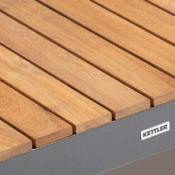 Kettler Ocean Skid Platform Gartensofa Mit Loungetisch Alu/Olefin Anthrazit/Hellgrau -Garten Paradies Verkauf kettler ocean skid 2 sitzer lounge mit tisch 70x70cm 1395870 4