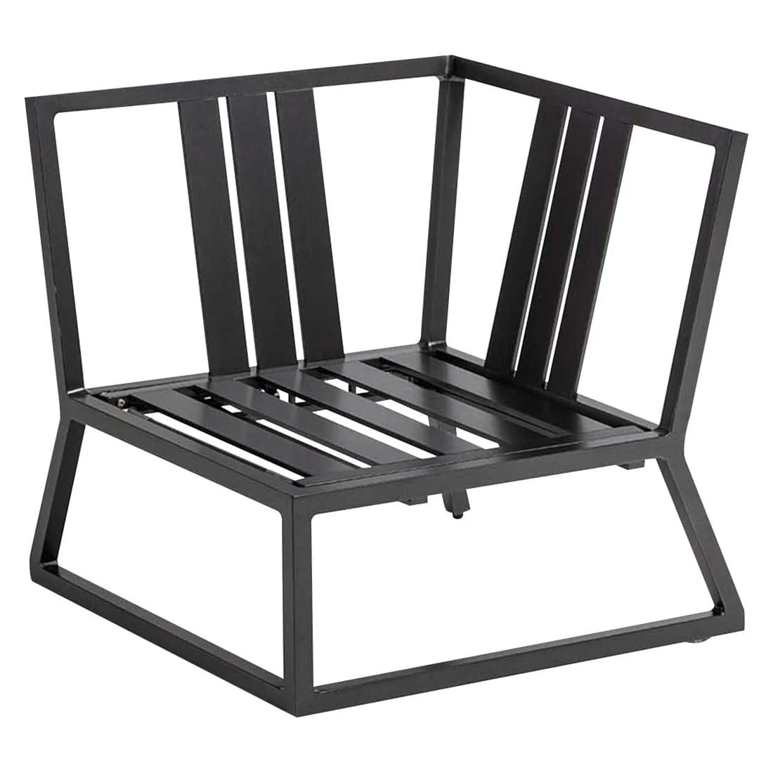 Kettler Ocean Skid Dininglounge 8-tlg. Aluminium/Olefin Anthrazit/Hellgrau Meliert 15 Kettler Ocean Skid Dininglounge 8-tlg. Aluminium/Olefin Anthrazit/Hellgrau Meliert – Bild 15