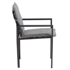 Kettler Ocean Skid Diningsessel Aluminium/Olefin Anthrazit/Hellgrau Meliert -Garten Paradies Verkauf kettler ocean skid diningsessel aluminium olefin 1369382 3