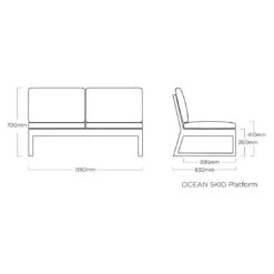 Kettler Ocean Skid Platform Ecklounge 7-tlg. Mit Loungetisch 70x70cm Alu/Olefin Anthrazit/Grau -Garten Paradies Verkauf kettler ocean skid loungecke 7 tlg mit tisch 70x70cm 1395859 13