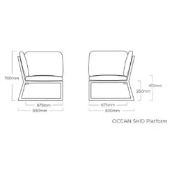 Kettler Ocean Skid Platform Ecklounge 7-tlg. Mit Loungetisch 70x70cm Alu/Olefin Anthrazit/Grau -Garten Paradies Verkauf kettler ocean skid loungecke 7 tlg mit tisch 70x70cm 1395859 15