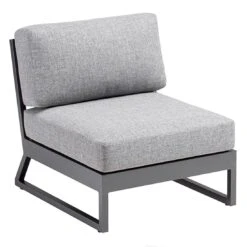 Kettler Ocean Skid Platform Ecklounge 7-tlg. Mit Loungetisch 70x70cm Alu/Olefin Anthrazit/Grau -Garten Paradies Verkauf kettler ocean skid loungecke 7 tlg mit tisch 70x70cm 1395859 3