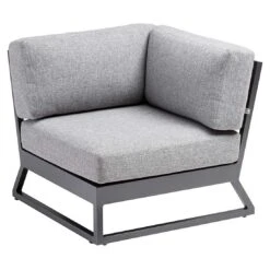 Kettler Ocean Skid Platform Ecklounge 7-tlg. Mit Loungetisch 70x70cm Alu/Olefin Anthrazit/Grau -Garten Paradies Verkauf kettler ocean skid loungecke 7 tlg mit tisch 70x70cm 1395859 4