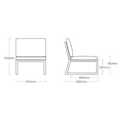 Kettler Ocean Skid Platform Loungeset Aluminium/Olefin Anthrazit/Hellgrau Meliert -Garten Paradies Verkauf kettler ocean skid platform loungeset aluminium olefin 1491746 9