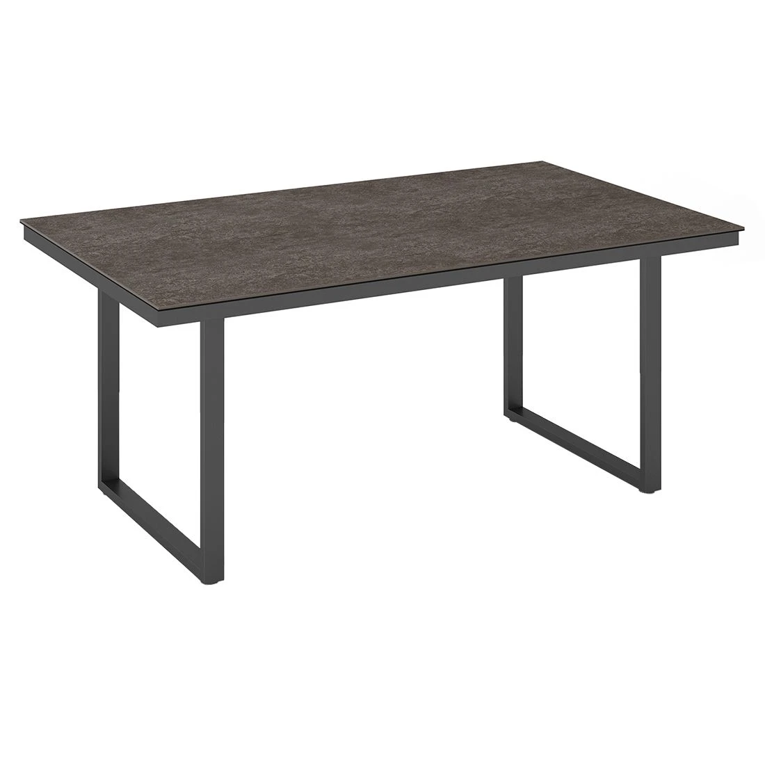 Kettler Skate Gartentisch 160x95cm Aluminium/Keramik-Glas Anthrazit/Grau-Taupe 1 Kettler Skate Gartentisch 160x95cm Aluminium/Keramik-Glas Anthrazit/Grau-Taupe