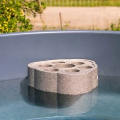 KIRAMI Original Breezy M Badefass-Set Hot Tub Ø170cm Coal Black/Light Grey -Garten Paradies Verkauf kirami original breezy m badefass set durchm170cm 1381548 7